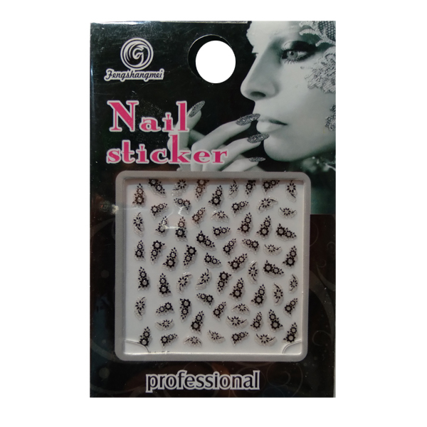 استیکر طراحی ناخن جنگشانگمئی کد XY-1155