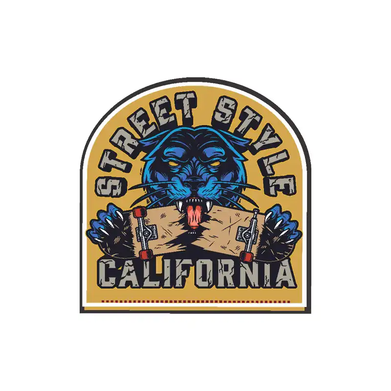 برچسب بدنه خودرو رایسان طرح gang کد st0134