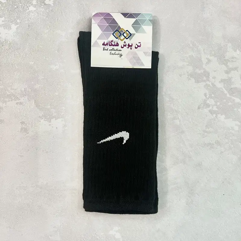 جوراب ورزشی ساق بلند مردانه تن پوش هنگامه مدل کش اسپرت B-01
