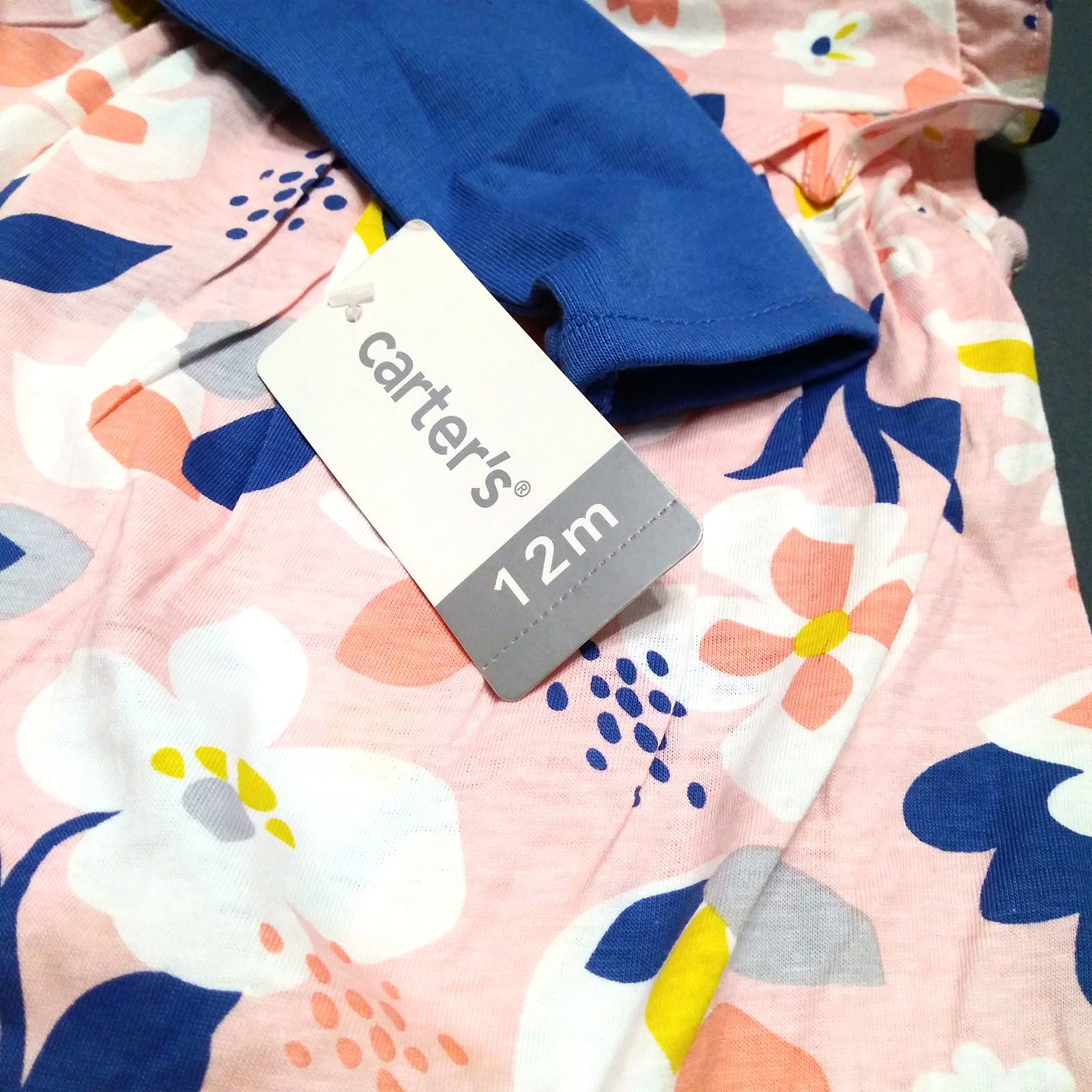 ست کت و پیراهن نوزادی دخترانه کارترز طرح Floral کد M615 -  - 4