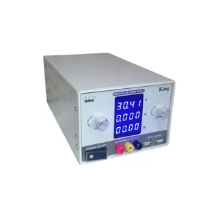 منبع تغذیه الکتریکی کینگ 30 ولت 10 آمپر مدل ATM-3010