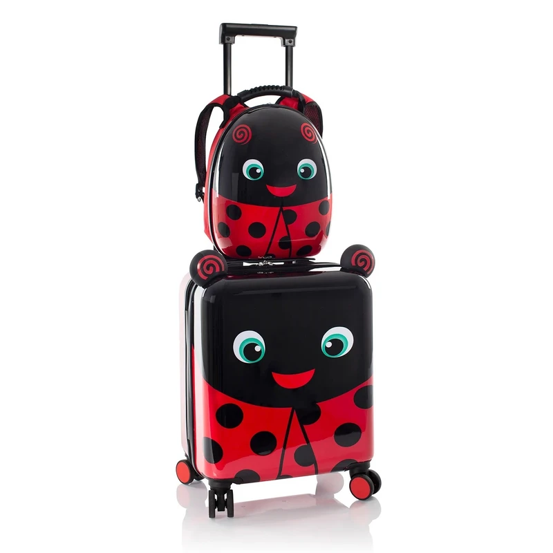 ست چمدان و کوله پشتی کودک هیس مدل SUPER TOTS LADY BUG عکس شماره 11