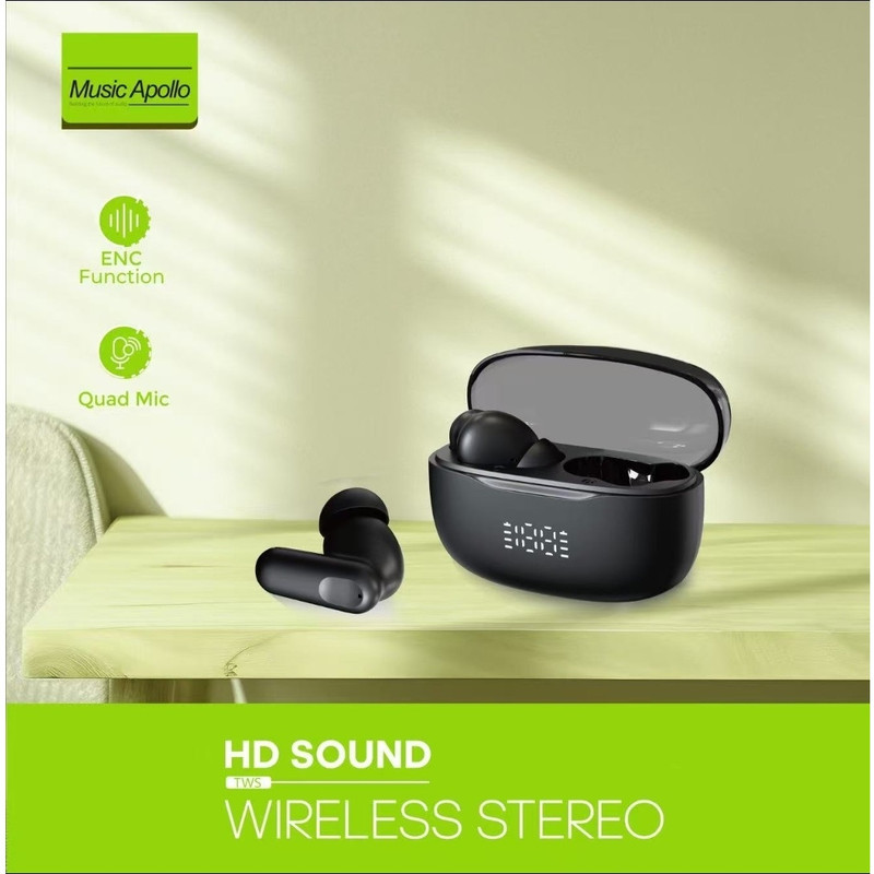 هدفون بلوتوثی موزیک آپولو مدل True Wireless C13 AP13