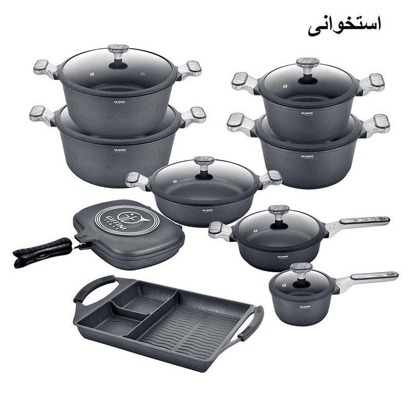 سرویس پخت و پز 17 پارچه جی فی نی کد BB018