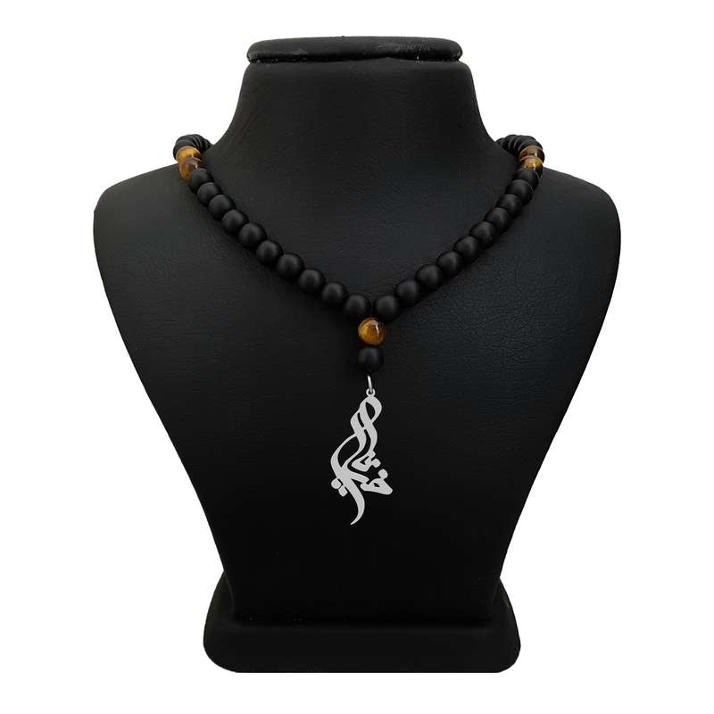 گردنبند نقره مردانه ترمه ۱ مدل خشایار کد ma 1641