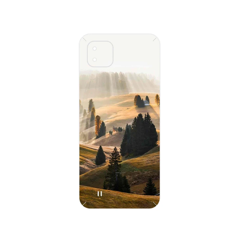 برچسب پوششی ماهوت مدل Foggy Plain مناسب برای گوشی موبایل ریلمی C11 2021