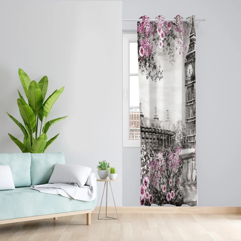 پرده مدل مخمل پانچی کد 1333سایز 140x200 سانتی متر