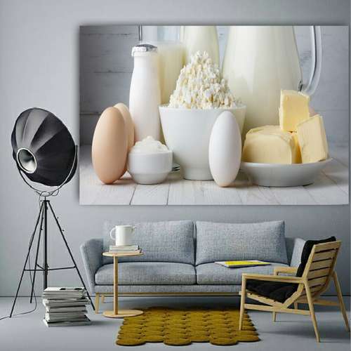 پوستردیواری طرح لبنیات کدBH741