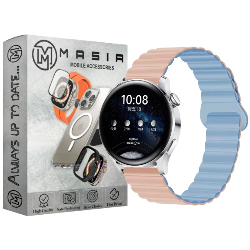  بند مسیر مدل Silicone Loop 2C Magnetic مناسب برای ساعت هوشمند سامسونگ Galaxy Watch 3 45mm