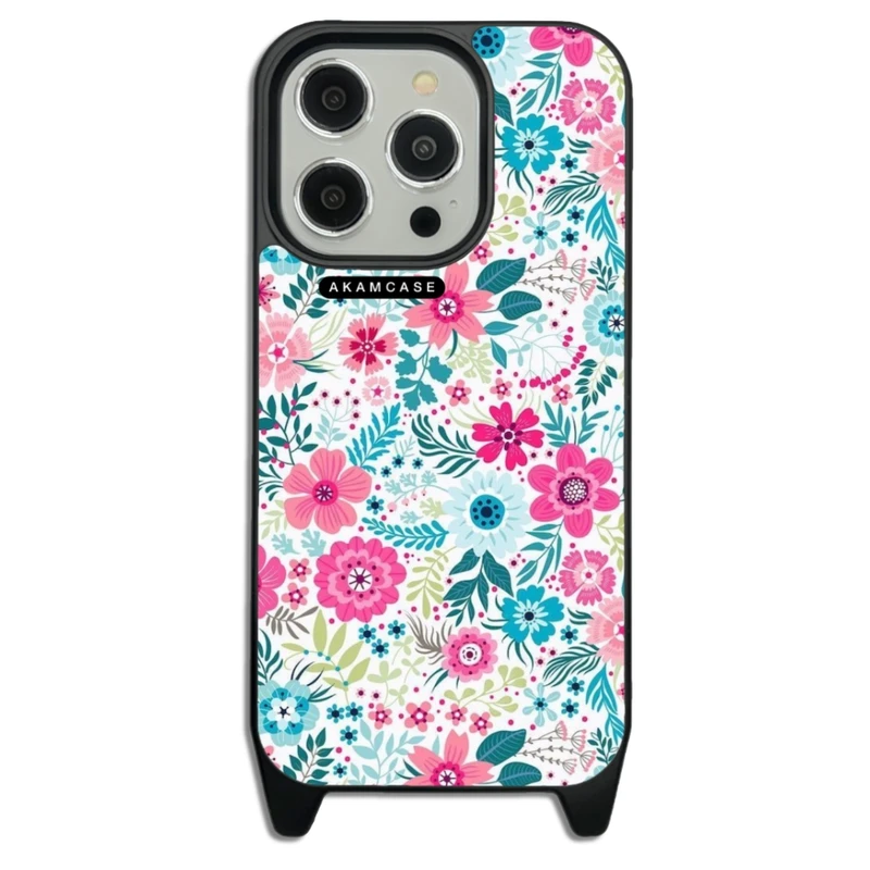 کاور آکام مدل AMCWLA14PRO-FLOWERS2 مناسب برای گوشی موبایل اپل iPhone 14 Pro