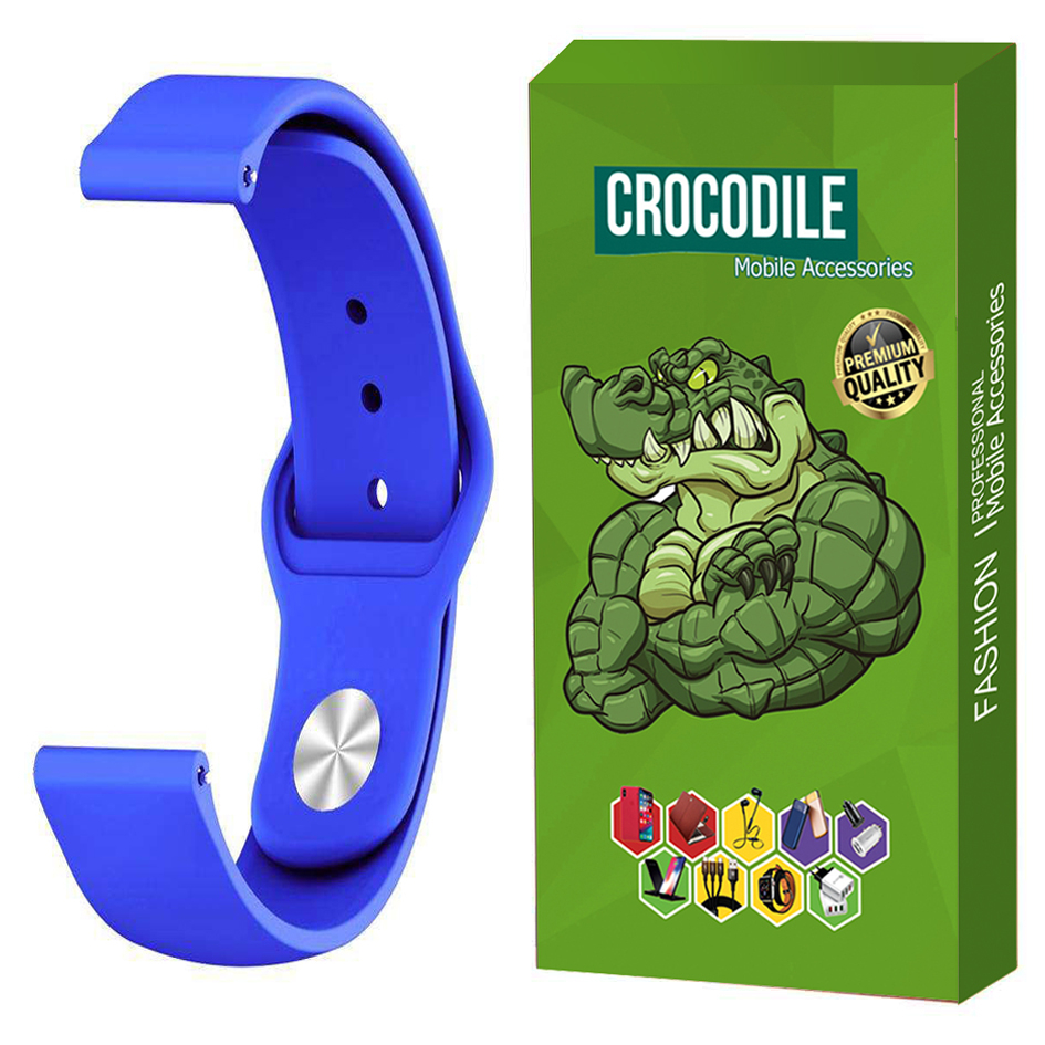 بند کروکودیل مدل C-Silic مناسب برای ساعت هوشمند سامسونگ Galaxy watch 4 / Classic / 46mm / 42mm