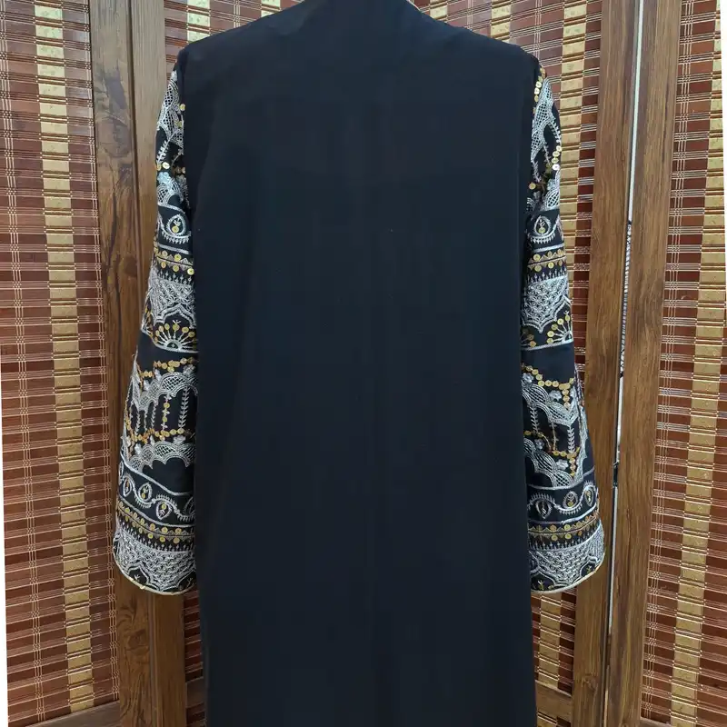 مانتو زنانه مدل عبایی مجلسی کد 316