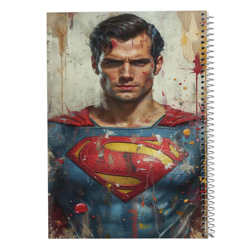دفتر نقاشی 50 برگ مدوپد مدل سوپرمن کد DF14983