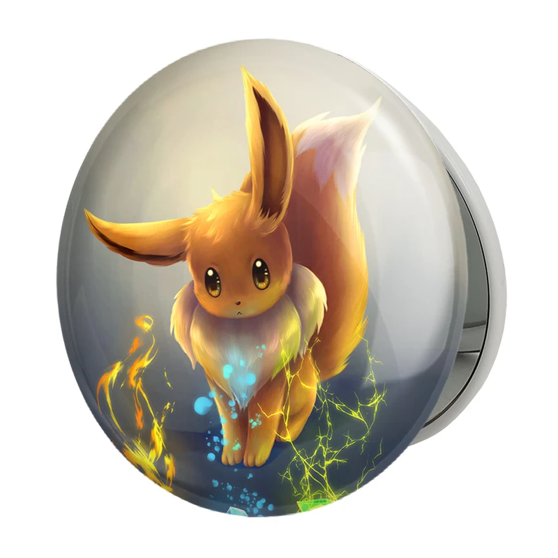 آینه جیبی خندالو طرح ایو انیمه پوکمون مدل تاشو کد 17305 