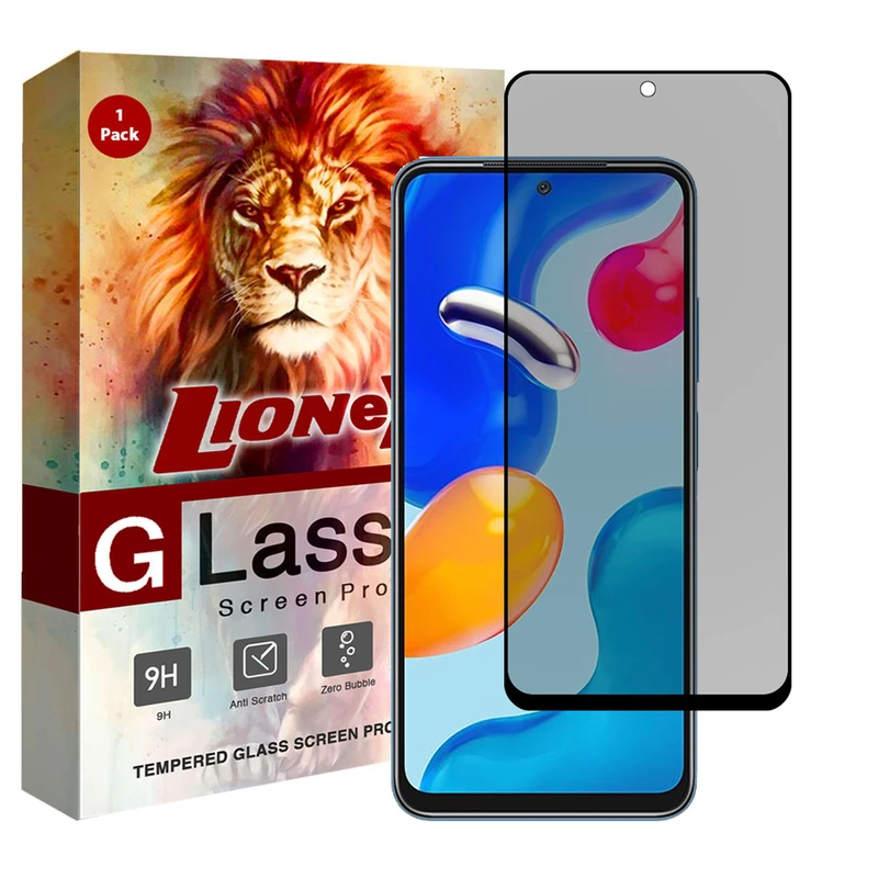 محافظ صفحه نمایش سرامیکی حریم شخصی لایونکس مدل CRP مناسب برای گوشی موبایل شیائومی Redmi Note 11S