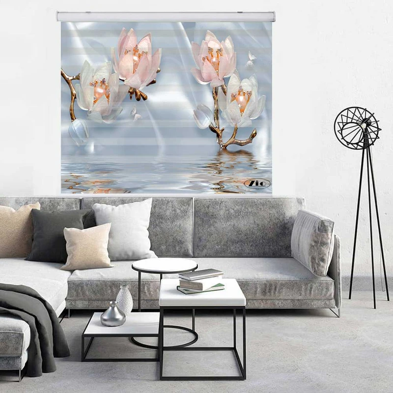 پرده زبرا زیو کد 3D1268 سایز 150x200 سانتی متر