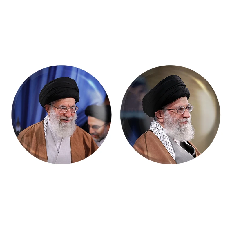مگنت خندالو طرح تصویر رهبر کد 1262712619 مجموعه 2 عددی