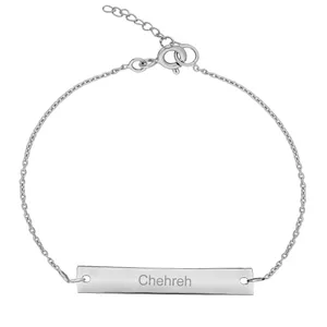 دستبند نقره زنانه ترمه ۱ مدل چهره کد DN 4035