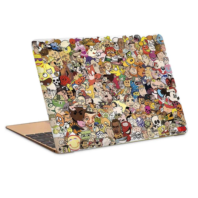 استیکر لپ تاپ طرح grafitti pattern کد c-339مناسب برای لپ تاپ 15.6 اینچ