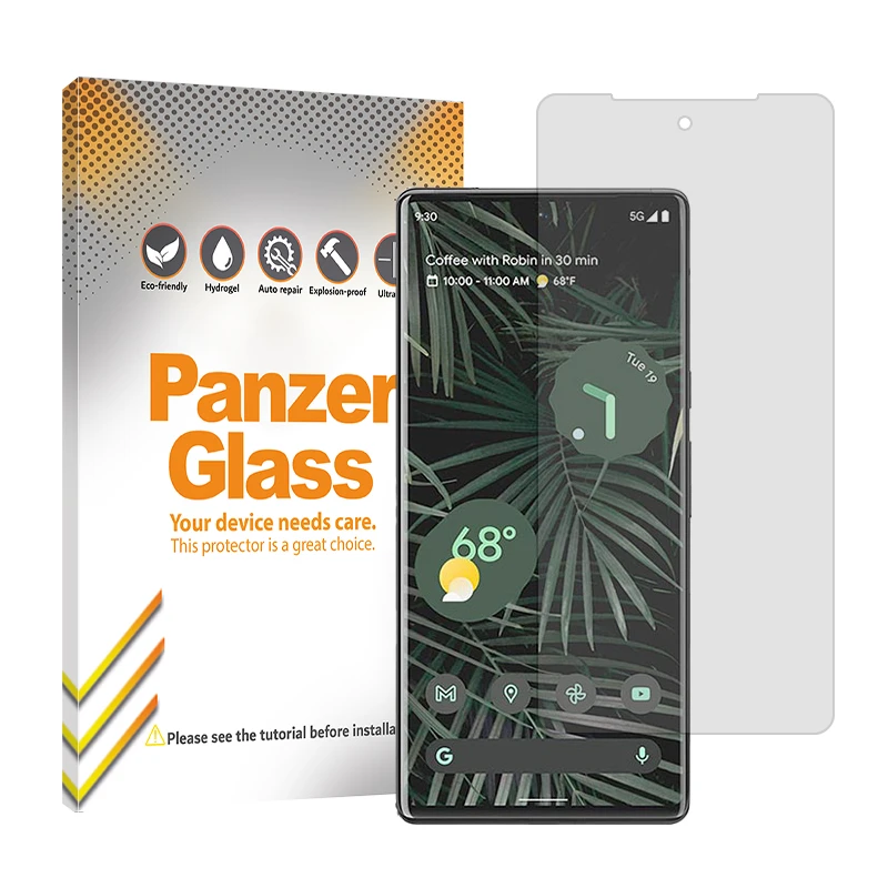 محافظ صفحه نمایش شفاف پنزر گلس مدل Resistant مناسب برای گوشی موبایل گوگل Pixel 6 Pro