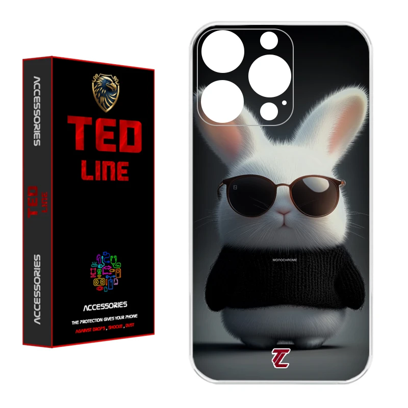 کاور تد لاین طرح خرگوش کد 1106 مناسب برای گوشی موبایل اپل Iphone 15 Pro Max
