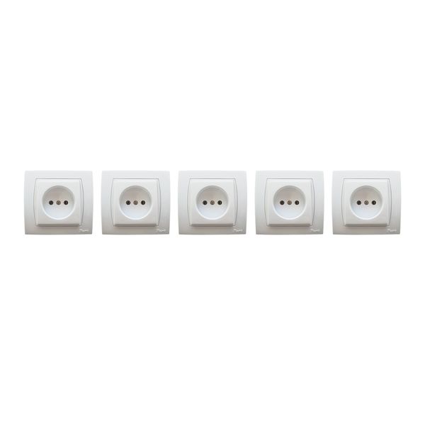 پریز برق پارت الکتریک مدل آزین بسته 5 عددی پریز برق پارت الکتریک مدل آزین بسته 5 عددی