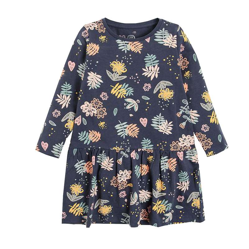 پیراهن دخترانه کول کلاب طرح گل دار