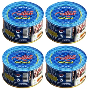 کنسرو ماهی کیلکا شیلانه - 180 گرم بسته 4 عددی