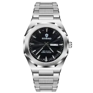 ساعت مچی عقربه‌ای کوارتز مردانه بین باند مدل کلاسیک کد 088