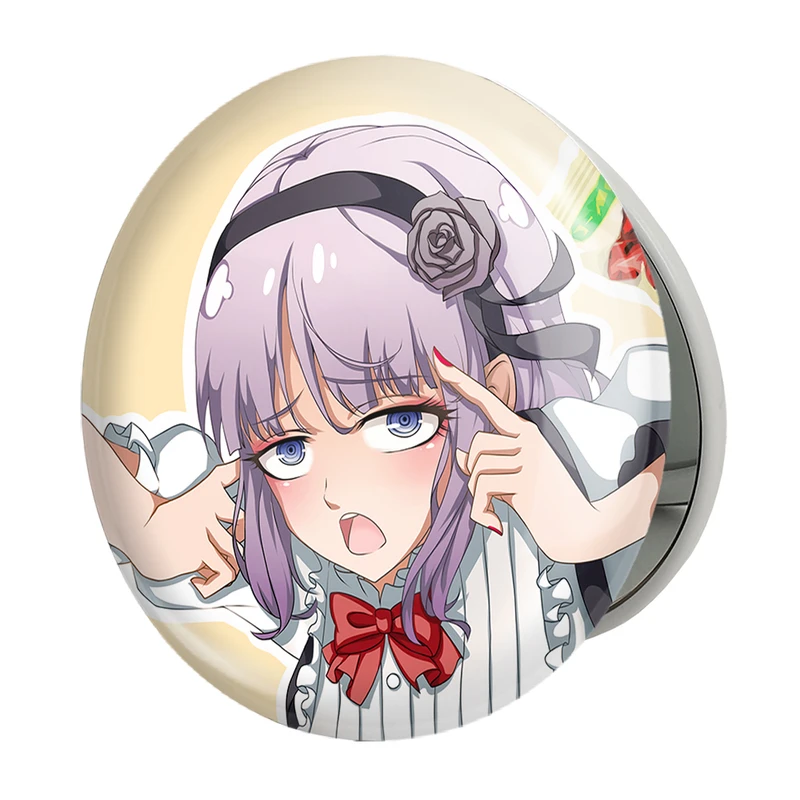 آینه جیبی خندالو طرح شیداره انیمه داگاشی کاشی Dagashi Kashi مدل تاشو کد 23385 