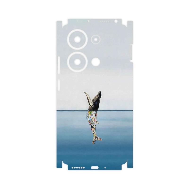 برچسب پوششی ماهوت مدل Collage of Sea Trash-FullSkin مناسب برای گوشی موبایل شیائومی Poco M6 Pro 4G