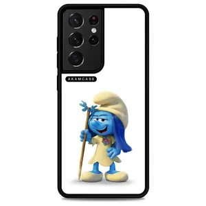 AKAM AMC-WSGS21U-SMURFS-21 Cover For Samsung Galaxy S21 Ultra