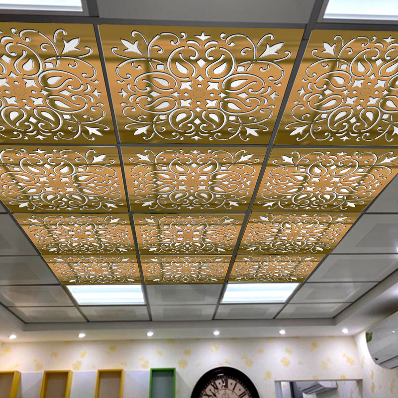 تایل سقفی مدل tile-140 سایز 60x60  بسته 2 عددی