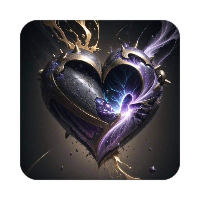 زیر لیوانی کاکتی مدل عاشقانه کد mp13053