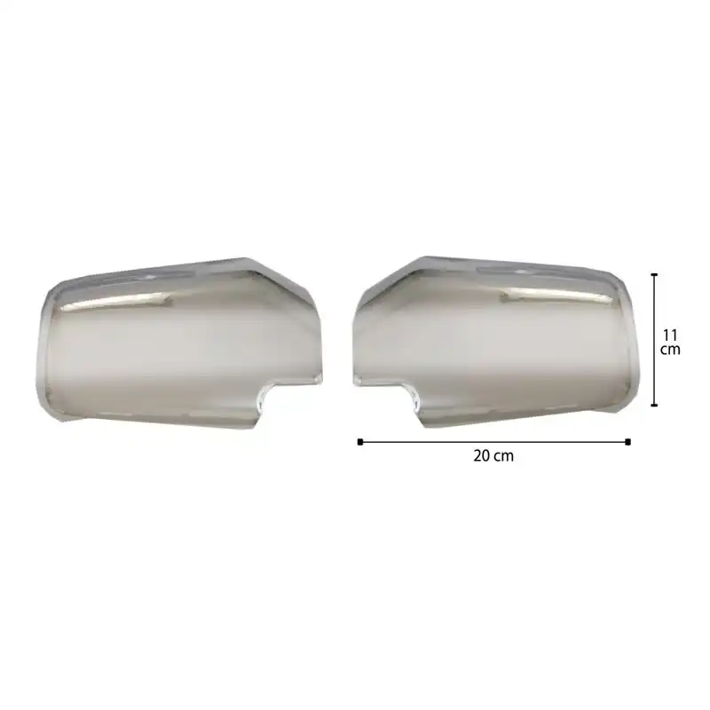 فلاپ آینه جانبی خودرو مدل استیل مناسب برای پراید مجموعه 2 عددی