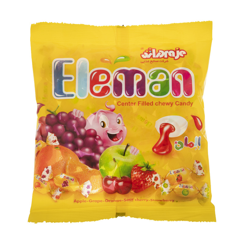 تافی مغزدار میوه ای المان وزن 650 گرم