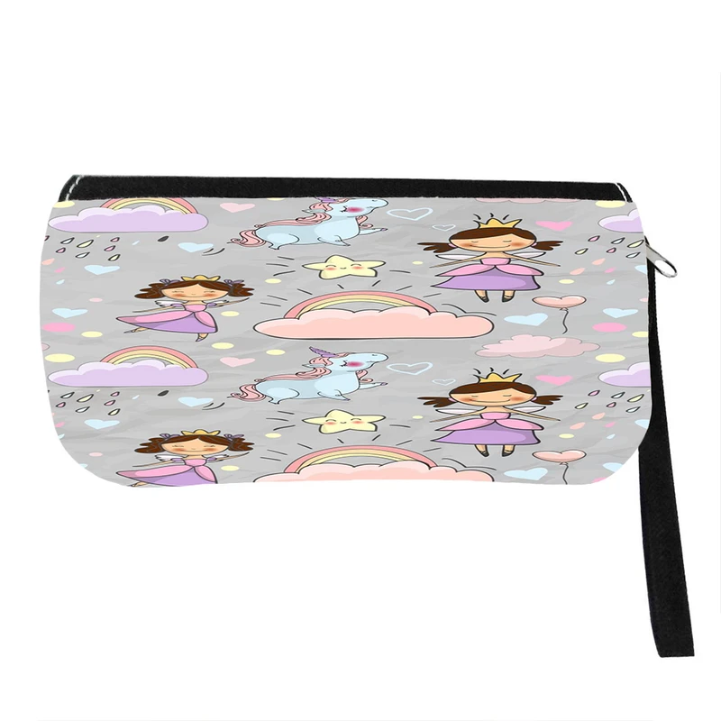 جامدادی مدل فانتزی طرح تک شاخ دخترانه کد 01161