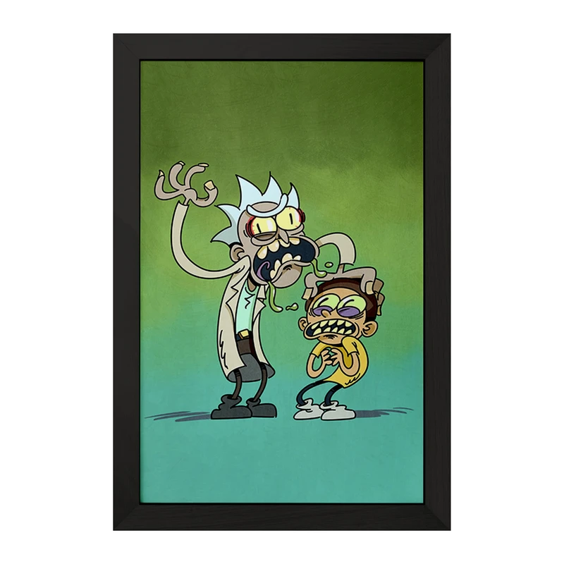 تابلو خندالو مدل ریک و مورتی (Rick and Morty) کد F572