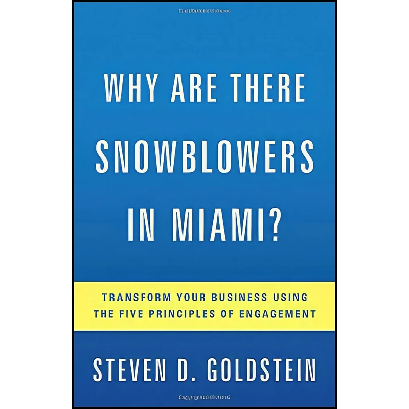 کتاب Why Are There Snowblowers in Miami? اثر Steven D. Goldstein انتشارات Greenleaf Book Group Press