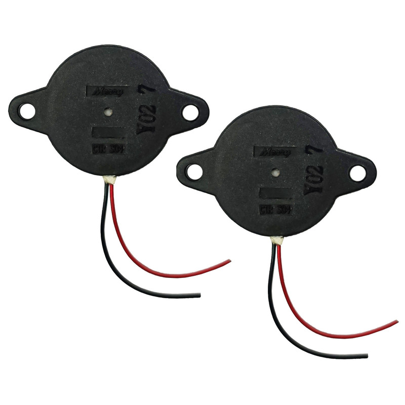 پیزو الکتریک صوتی مدل BUZZER 18mm بسته 2 عددی
