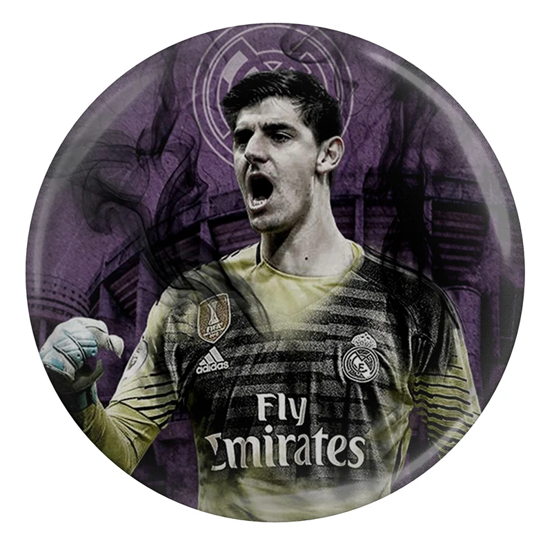 پیکسل طرح دروازه‌بان فوتبال رئال مادرید اسپانیا تیبو کورتوا مدل S5498