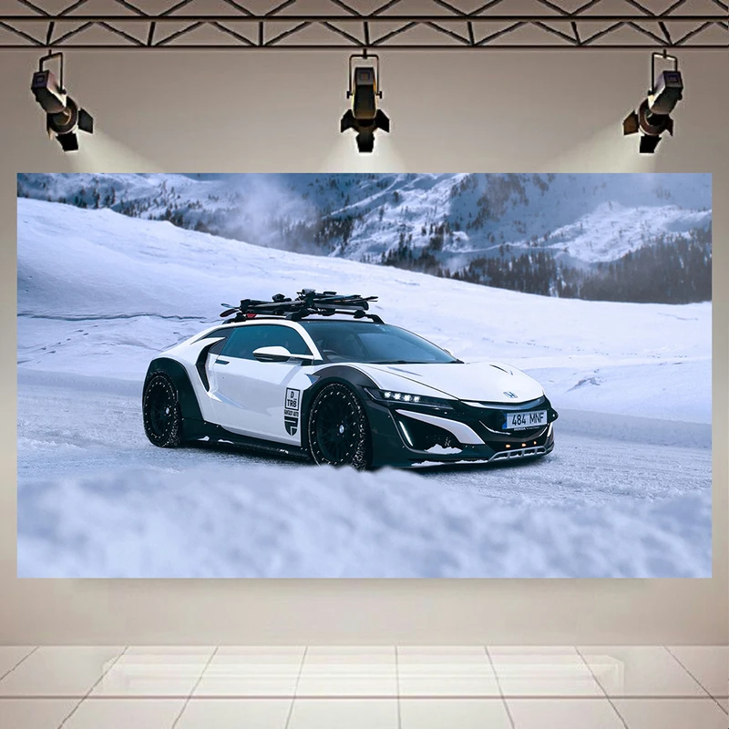 تابلو شاسی طرح ماشین مدل Honda NSX کد AR633