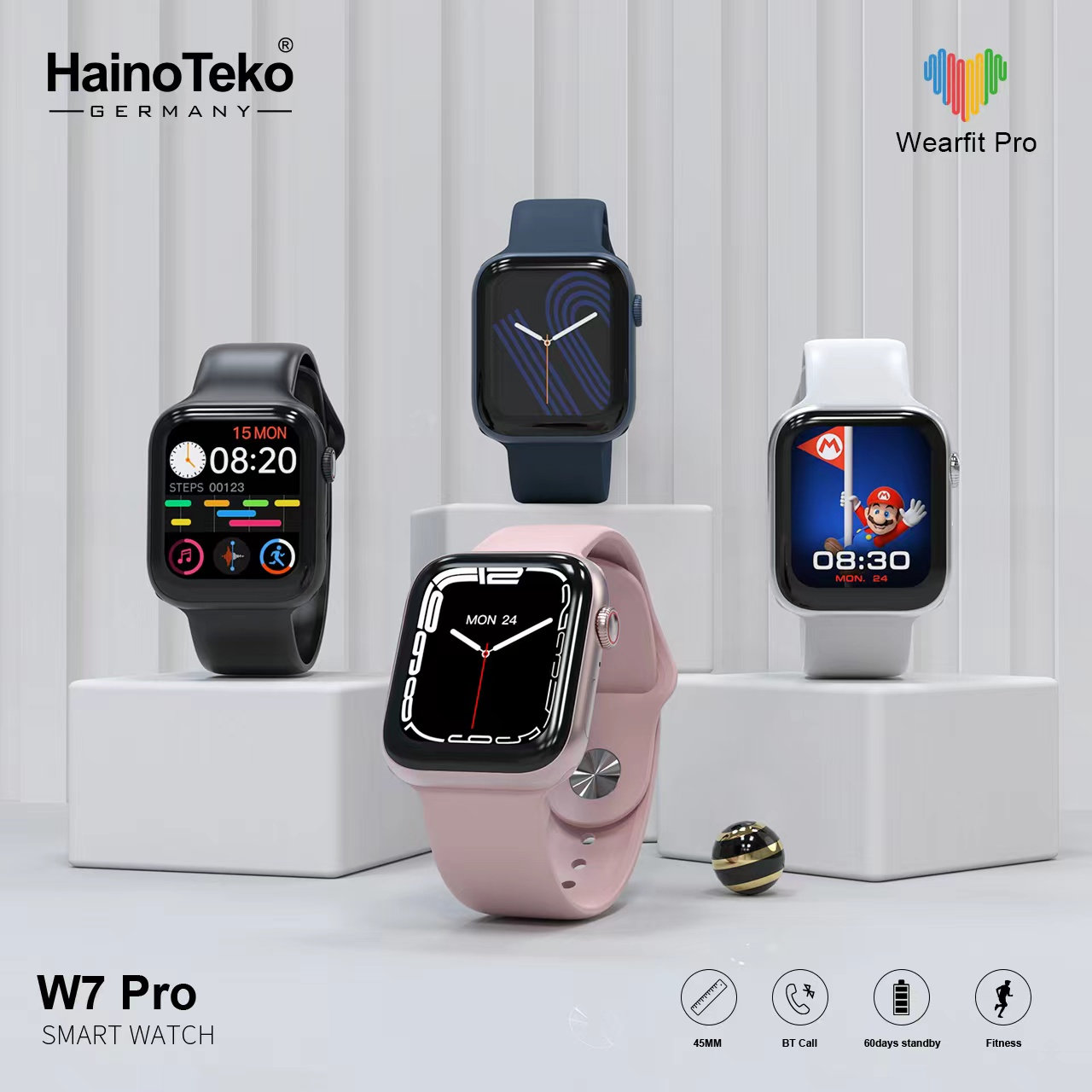 قیمت ساعت هوشمند هاینو تکو مدل W7 Mini