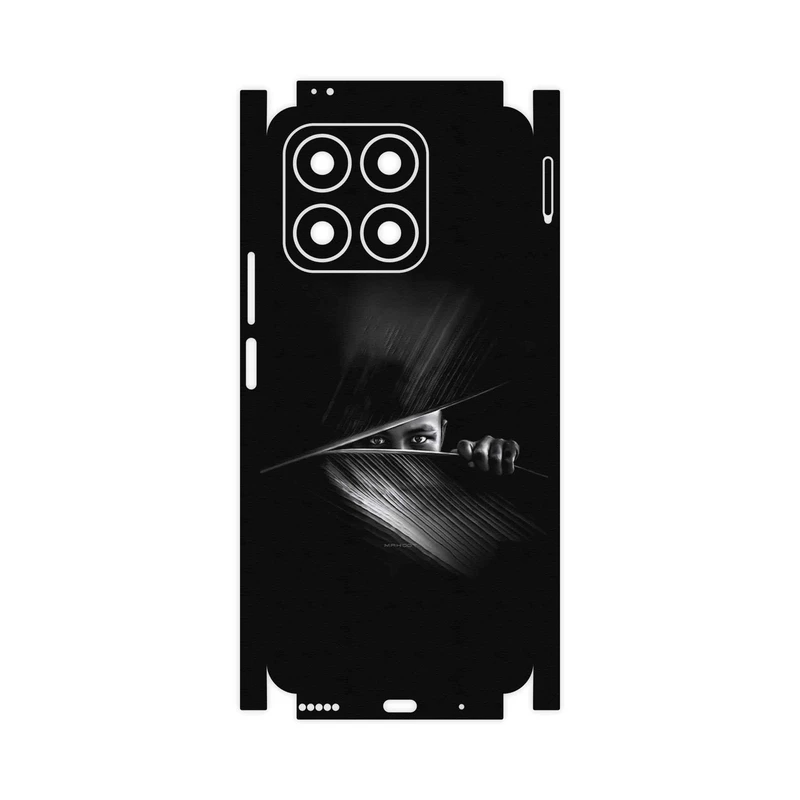برچسب پوششی ماهوت مدل Black Portrait-FullSkin مناسب برای گوشی موبایل آنر X8a