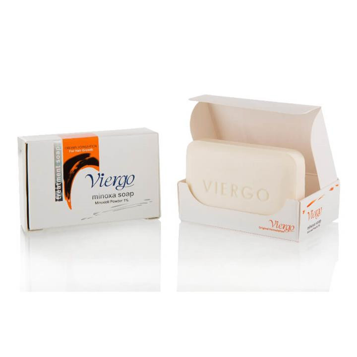صابون ضد ریزش مو ویرگو مدل Minoxa وزن 100 گرم مجموعه 2 عددی