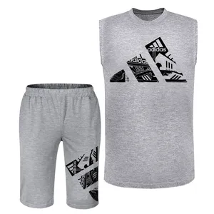 ست تاپ و شلوارک مردانه مدل A291 رنگ
طوسی