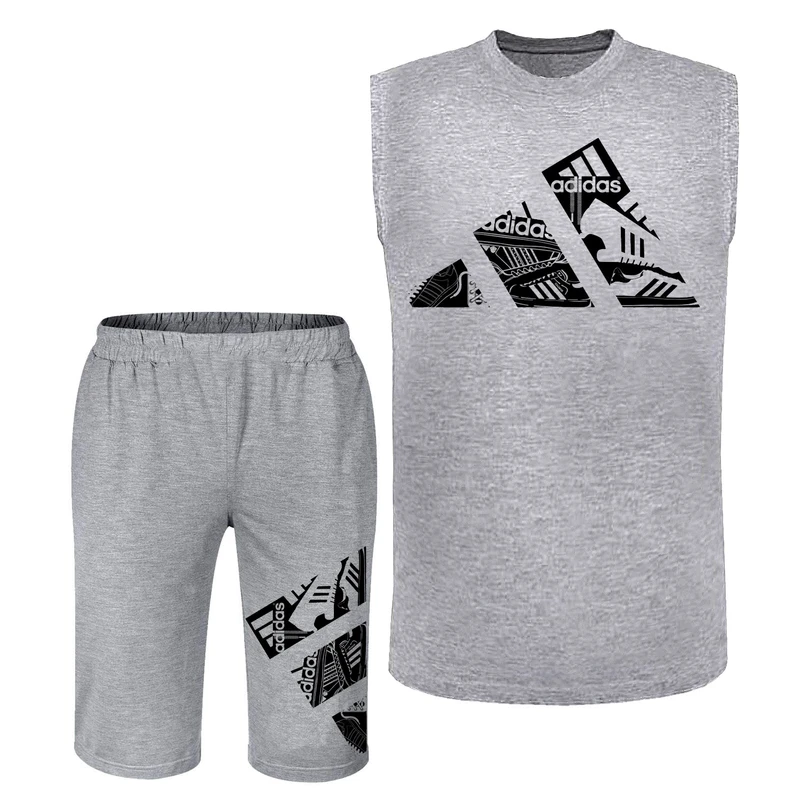 ست تاپ و شلوارک مردانه مدل A291 رنگ
طوسی