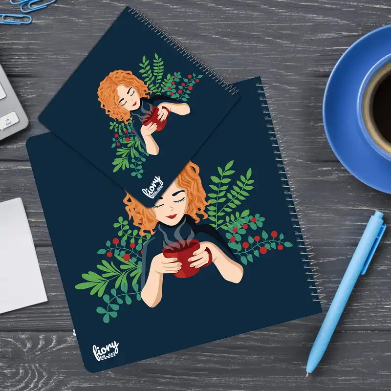 دفتر مستر راد مدل بولت ژورنال نقطه‌ای طرح آلینا کد google-1528 مجموعه 2 عددی