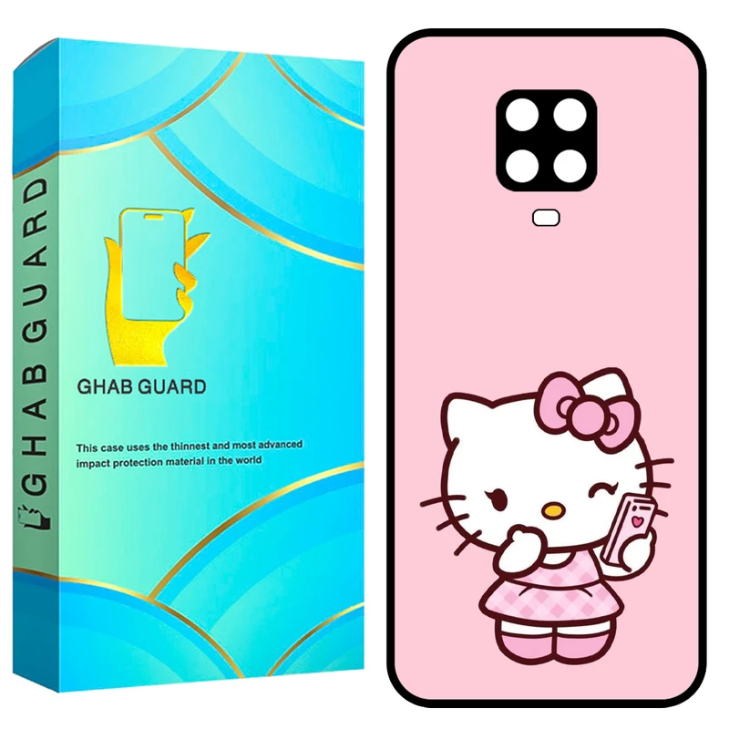کاور قاب گارد طرح کیتی مدل GN920 مناسب برای گوشی موبایل شیائومی Redmi Note 9S / Redmi Note 9 Pro / Redmi Note 9 Pro Max