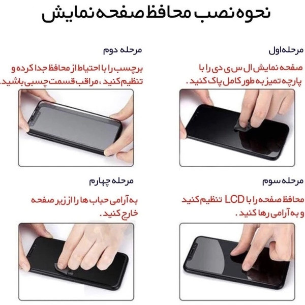 محافظ صفحه نمایش ال کا جی مدل Full مناسب برای گوشی موبایل سامسونگ Galaxy A16